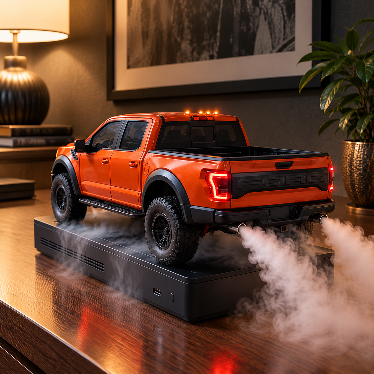 🚙 64% OFF LED Pickup Truck Humidifier – Exhaust-Style Mist & Glowing Lights 💨