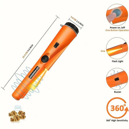 🔎 Handheld Metal Detector Pinpointer – Find Coins, Jewelry & Metal Targets Faster 🪙