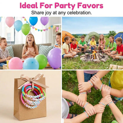 🏆Limited Time Sale 49% OFF✨🌈Pack of 25 Welcome BeadBracelets - StrengthenClassroom Friendship & SpreadWarm Kindness!