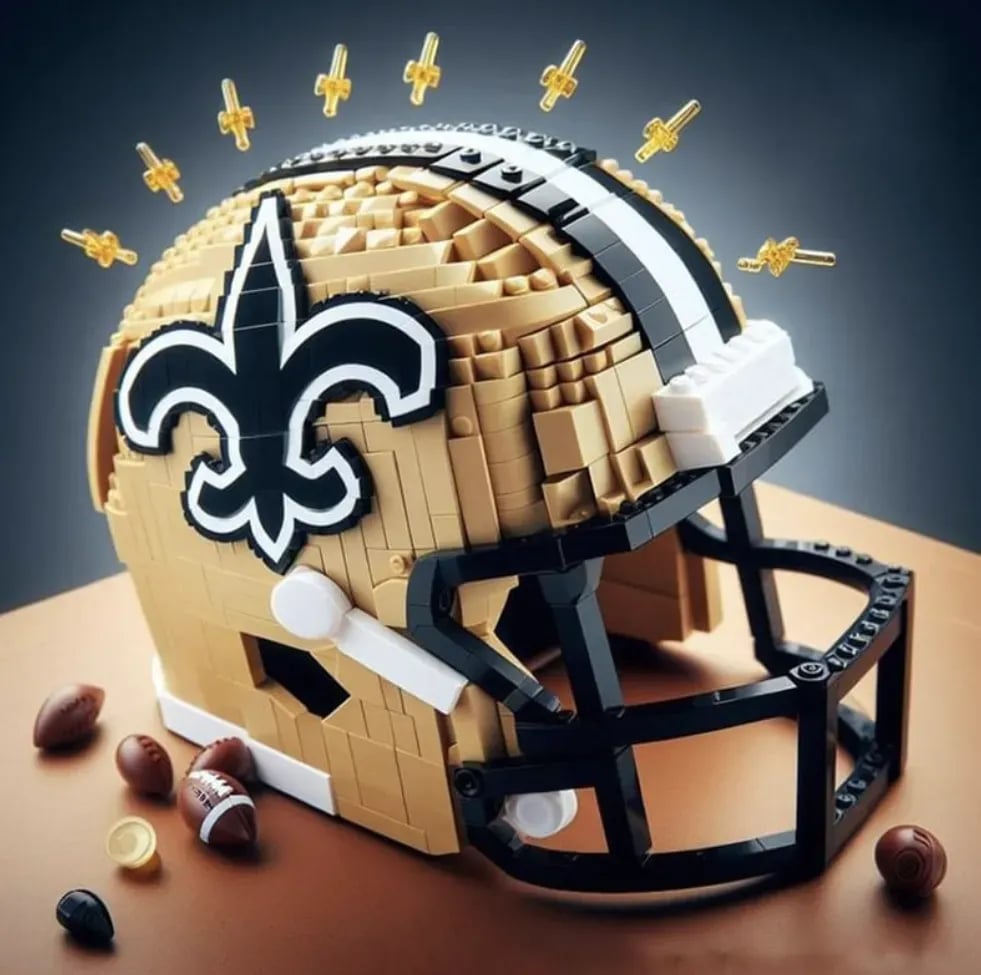 🏈 Football Helmet Building Blocks – 300+ Piece Collectible Model Kit 🎁