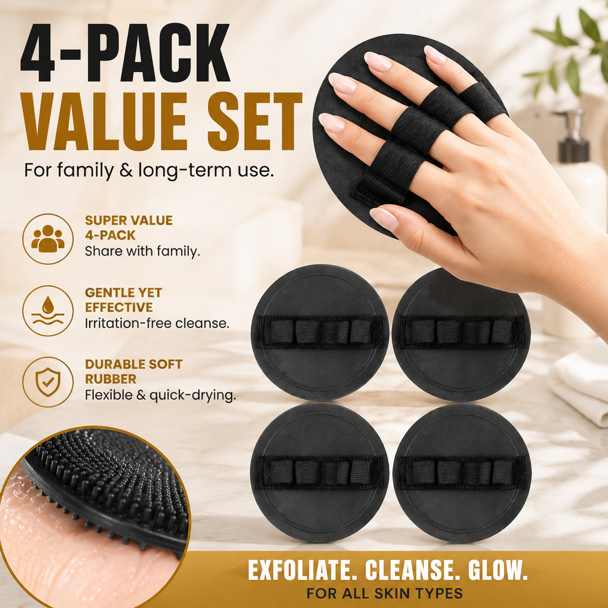 🛁BUY 1 GET 1 FREE✨ Deep Cleansing Shower Scrubber