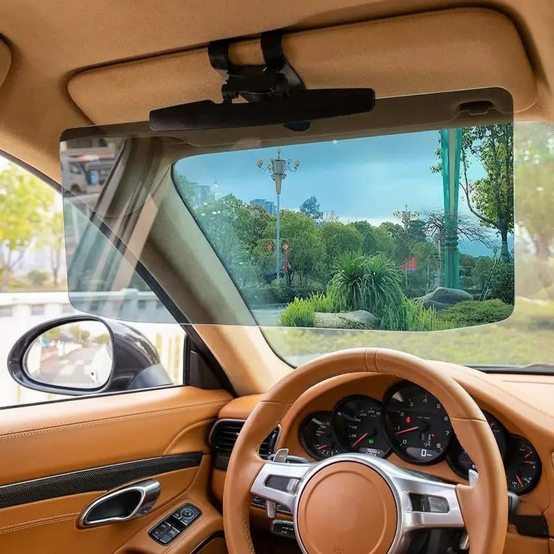 Car Sun Visor With Polarized Glare Protection