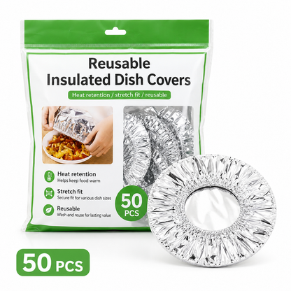 🔥 Reusable Thermal Dish Covers – Keep Food Warm & Fresh Longer