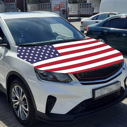 🎉4th Of July Flash Sale 65K+🔥American Car Hood Flag🦅No Glue No Tools🚗 Install in 1 Minute