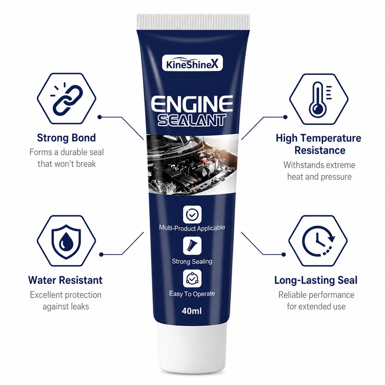🔥HOT SALE 49% OFF⚙️Automotive Engine High Temperature Sealant 🔥Multi-Purpose Permanent Leak Sealing 🛠️Easy DIY Car Repair