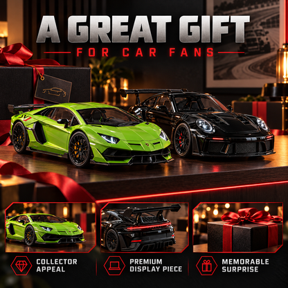 🔥50% OFF🔥🏎️ Track-Inspired Sports Car Display Model – Exhaust Mist Effect Collector Decor!!!