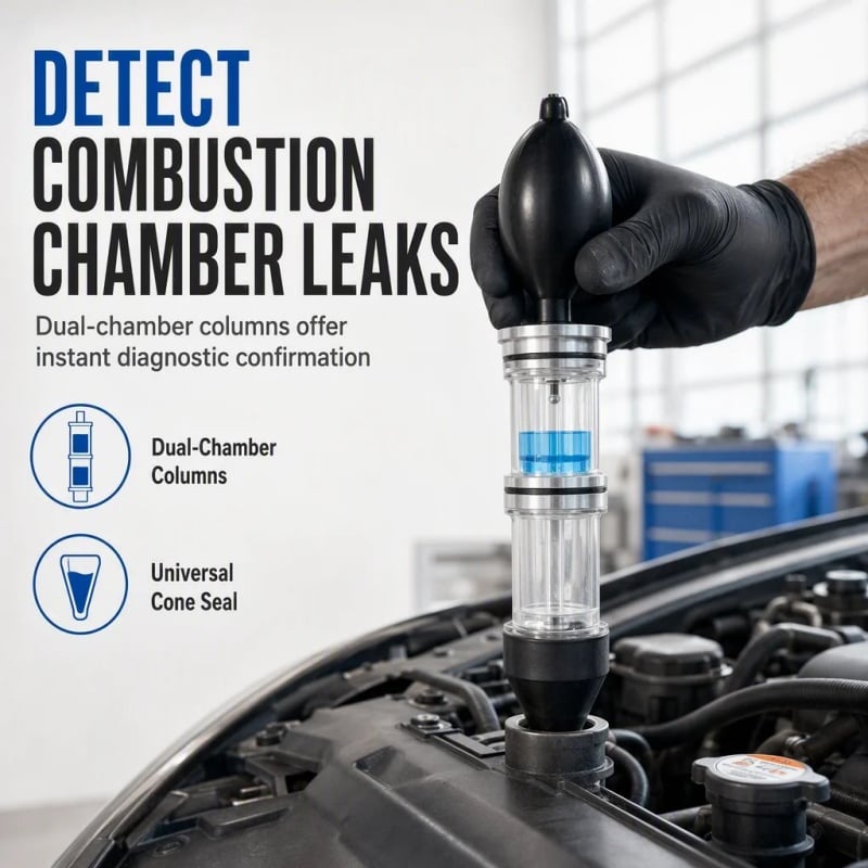 🚗🧪 Combustion Leak Tester — Quickly Detect Exhaust Gas Leaks in Your Cooling System!
