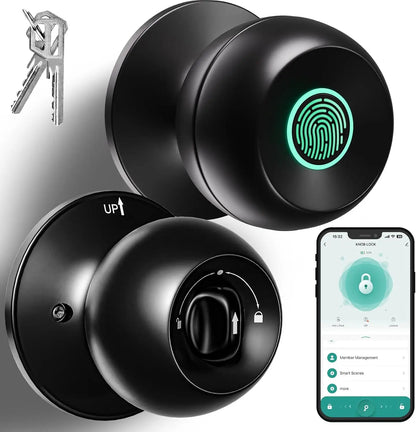 🔒✨Smart Biometric Door Lock, supports Fingerprint, Passcode & App Access🏡