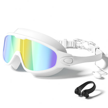 🌊 Anti-Fog UV400 Swim Goggles – No-Leak Wide View Comfort for Adults 🏊‍♂️✨