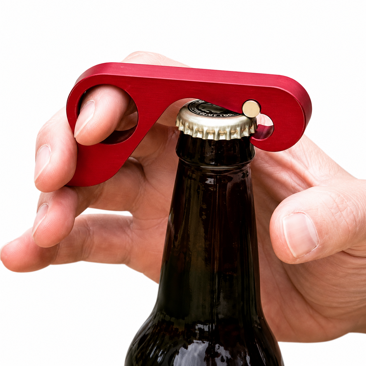 🍻 One-Hand Magnetic Bottle Opener – Easy Pop Cap Catcher for BBQs, Parties & Home Bars