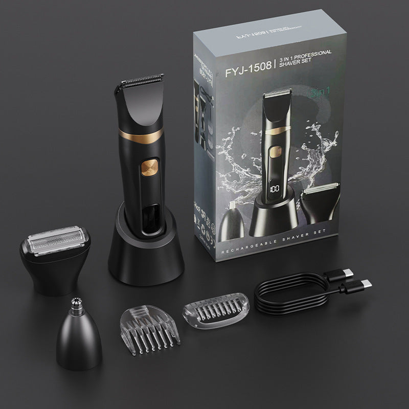 Waterproof Body Hair Trimmer for Men 🚿 Smooth Full-Body Grooming ✨