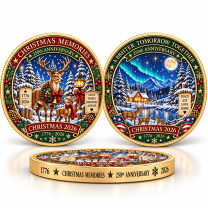 🎄 2026 Christmas 250th Anniversary Commemorative Collectible Keepsake ⭐
