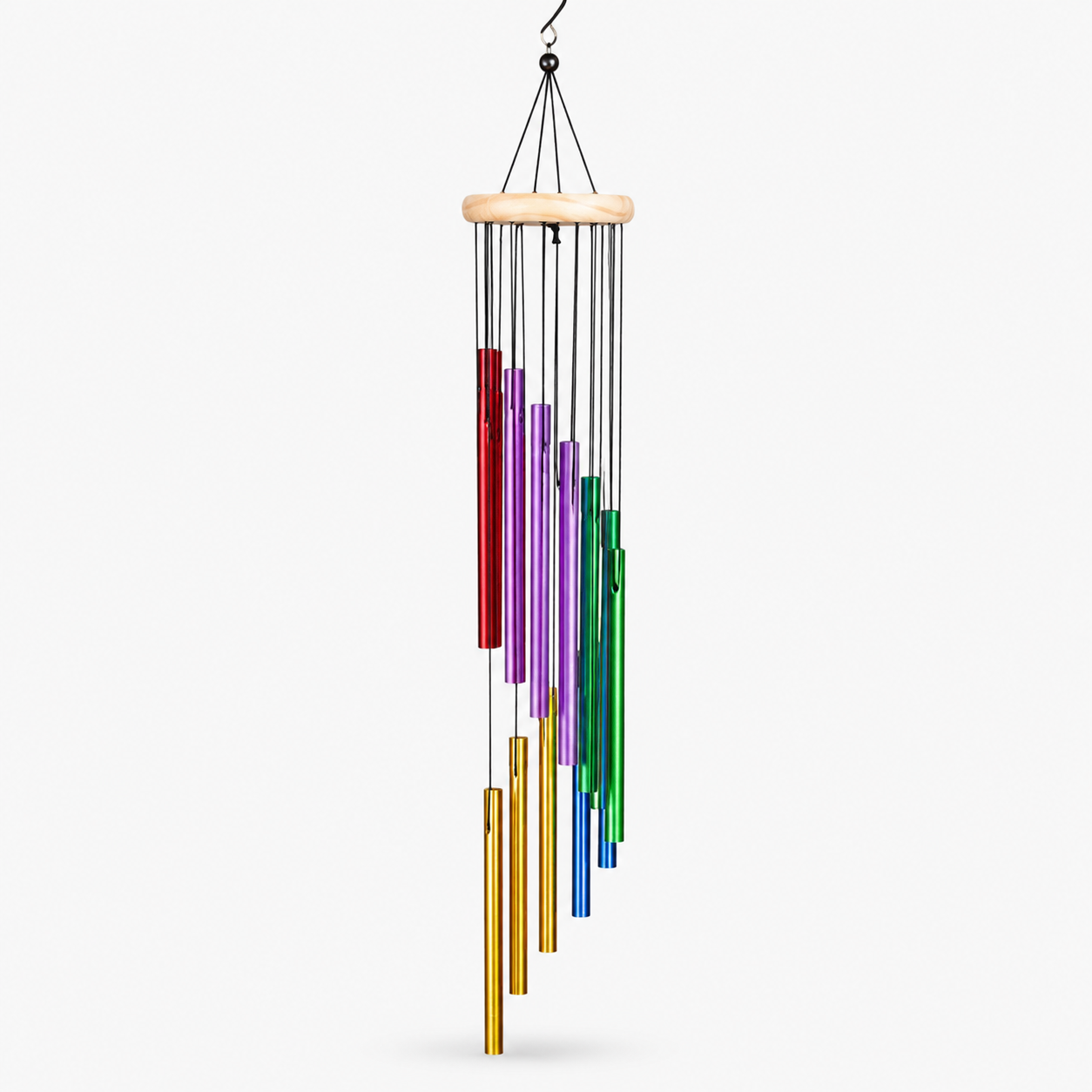 🎐 12 Tube Wind Chimes Outdoor Indoor Deep Tone Memorial Windchimes with S Hook 🌳