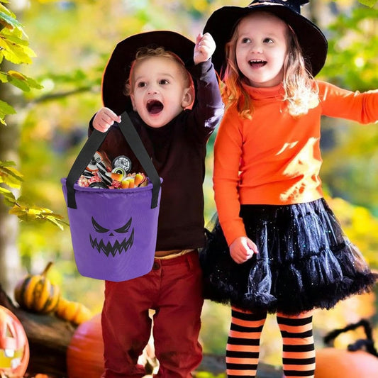 👻 Glow-in-the-Dark LED Halloween Candy Basket for Kids Trick-or-Treating 🎃