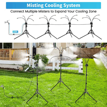 Portable Outdoor Cooling Mist Sprayer Stand