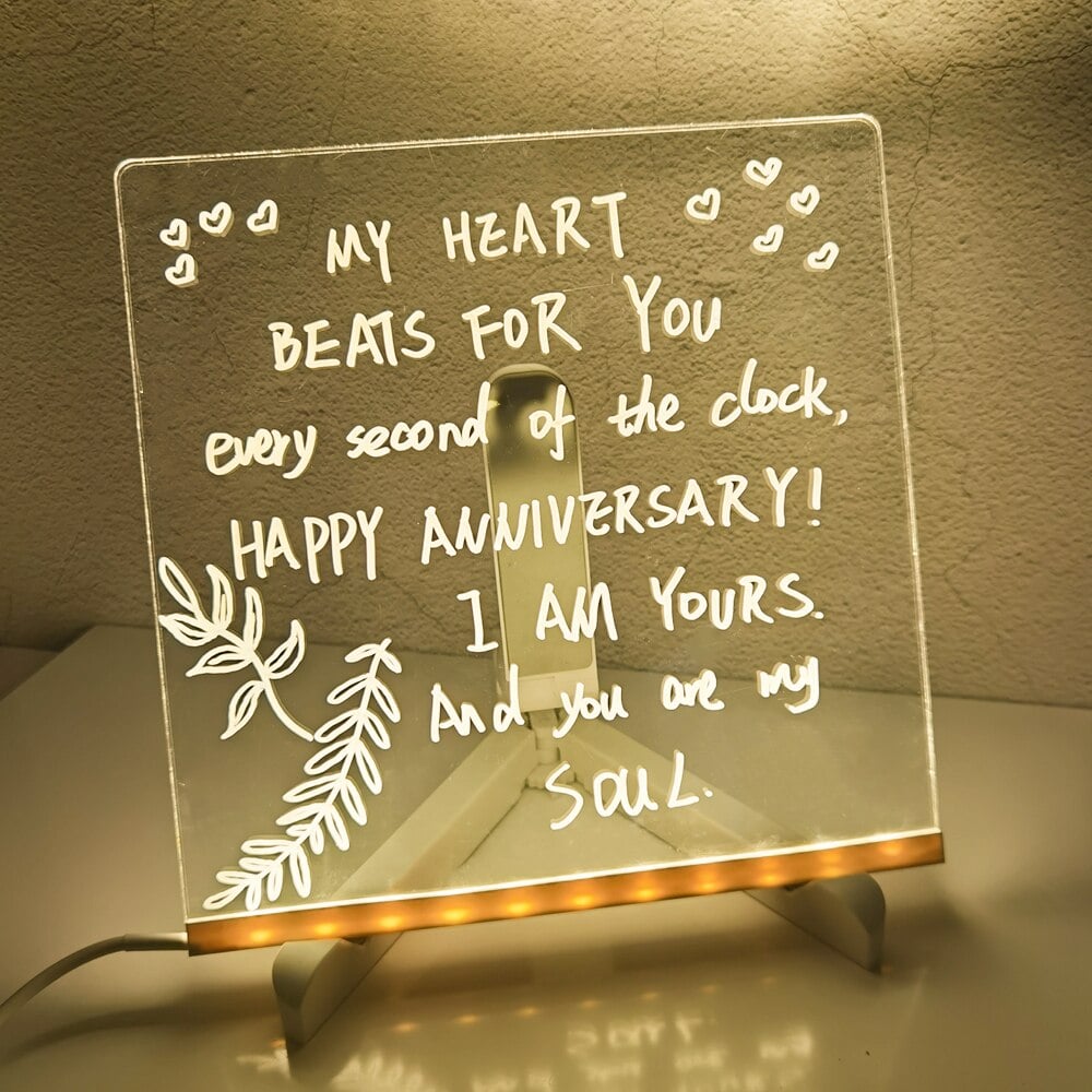 ⏳LAST DAY SALE 49% OFF !! 🎨LED Note Board🎁Buy 1 Get 7 Colour Pens For Free