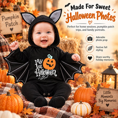 🎃🦇Baby's 1st Halloween Bat Costume Set