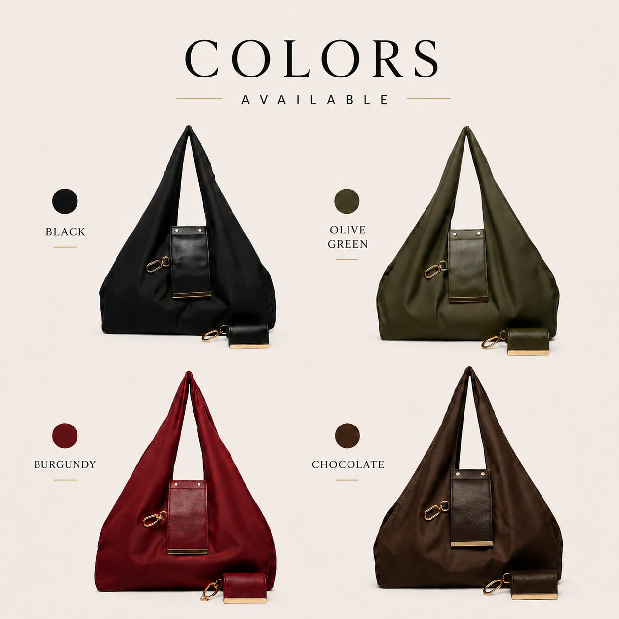 💞50K+ SOLD!🔥Secret Carry Foldable Tote Charm Bag👜