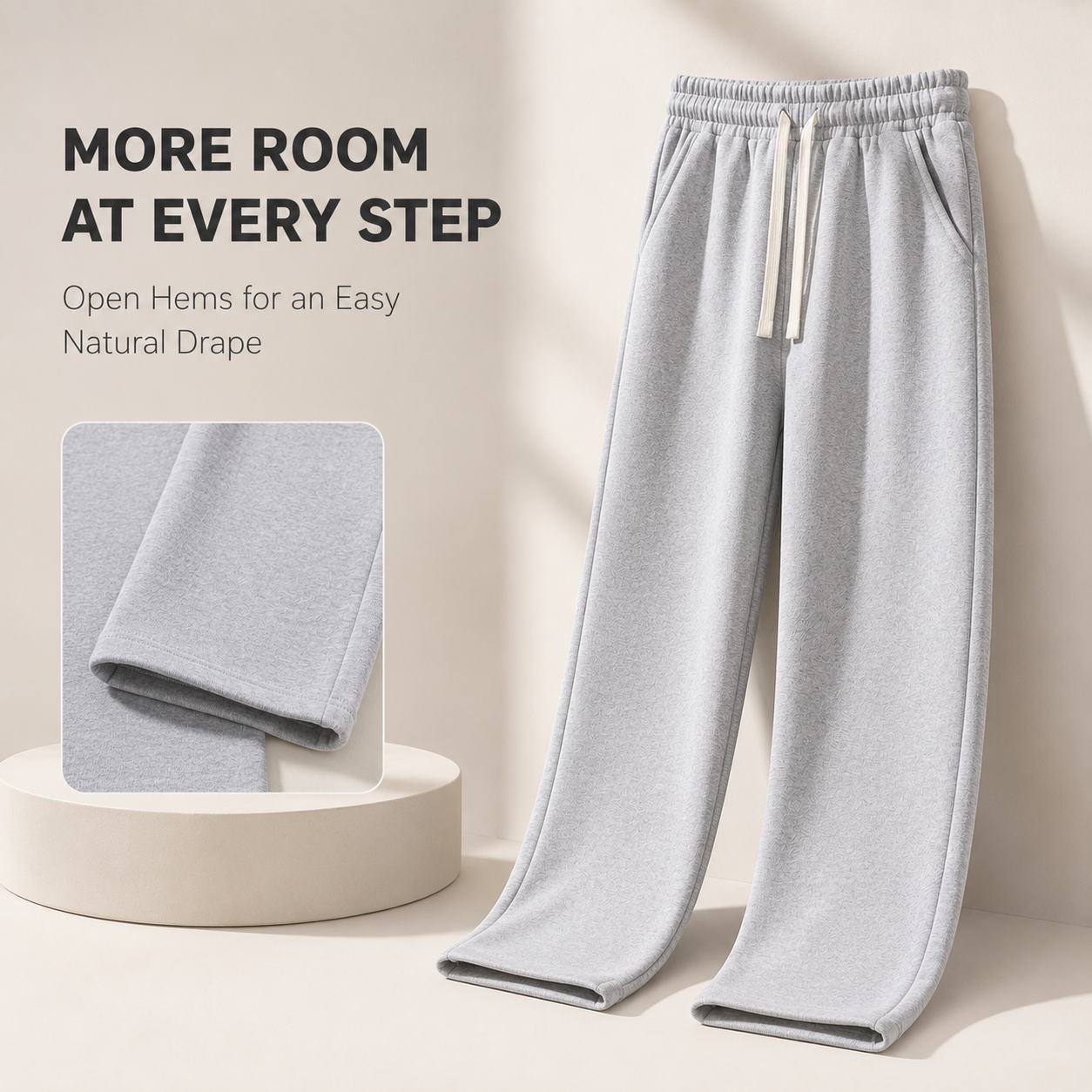 🧥 2-Piece Half-Zip Knit Hoodie & Straight-Leg Sweatpants Lounge Set 👖