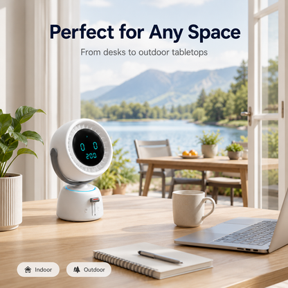 🤖 Smart Head-Tracking AI Desk Fan 🌬️