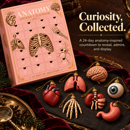 🫀Anatomy Advent Calendar - 24 Anatomy Ornaments🎁