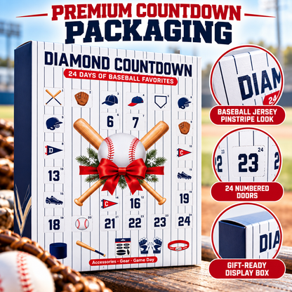 ⚾ 24-Day Baseball Advent Calendar – Daily Diamond Countdown Surprises
