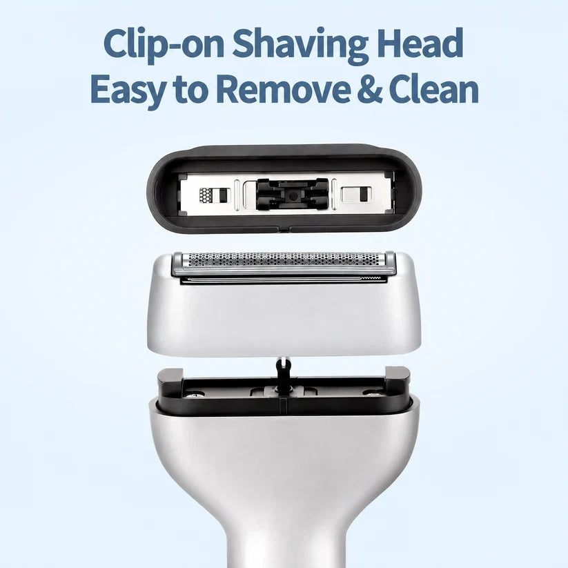 🪒Men's Rechargeable Foil Electric Shaver ⚡🧔– Efficient Close Shaving, Cordless Portable Wet & Dry Beard Razor for Daily Grooming