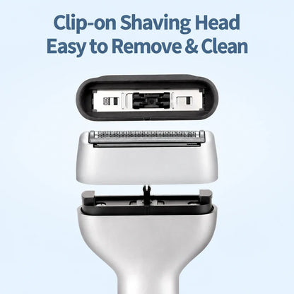 🪒Men's Rechargeable Foil Electric Shaver ⚡🧔– Efficient Close Shaving, Cordless Portable Wet & Dry Beard Razor for Daily Grooming