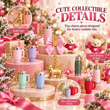 🎄 24-Day Tumbler Charm Advent Calendar – Daily Mini Surprises 🎁