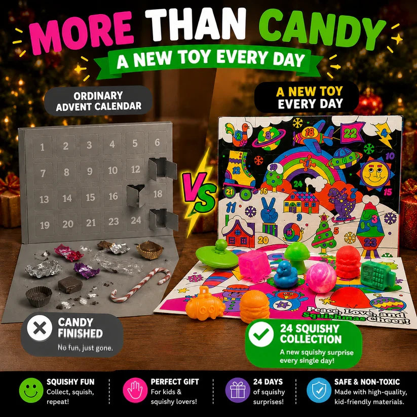 🎁 24-Day Squishy Advent Calendar – A New Surprise Every Day 🎄