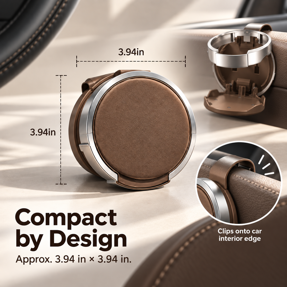 🥤 Compact Space-Saving Foldable Car Cup and Beverage Mount 🚙