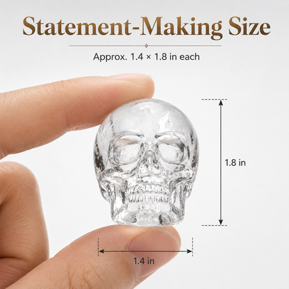 💀 6 Cavity 3D Skull Silicone Ice Cube Mold Tray Whiskey Cocktail Ice Maker 🥃