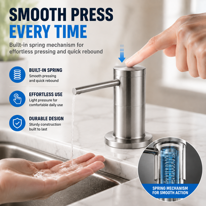 🧽 Built in Kitchen Sink Soap Dispenser Extension Tube Kit with Check Valve 💧