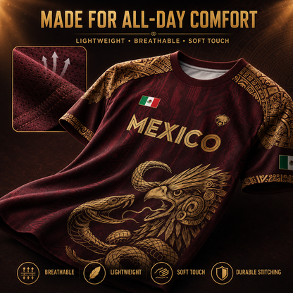 ⚽ Mexico Soccer Jersey 🦅 Premium Mexican Pride Fan Shirt