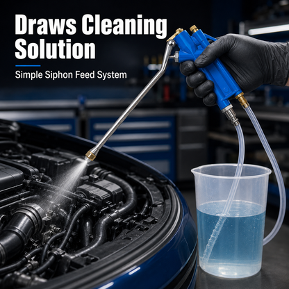 🛠️ Pneumatic Engine Cleaning Gun with Siphon Hose 🚗