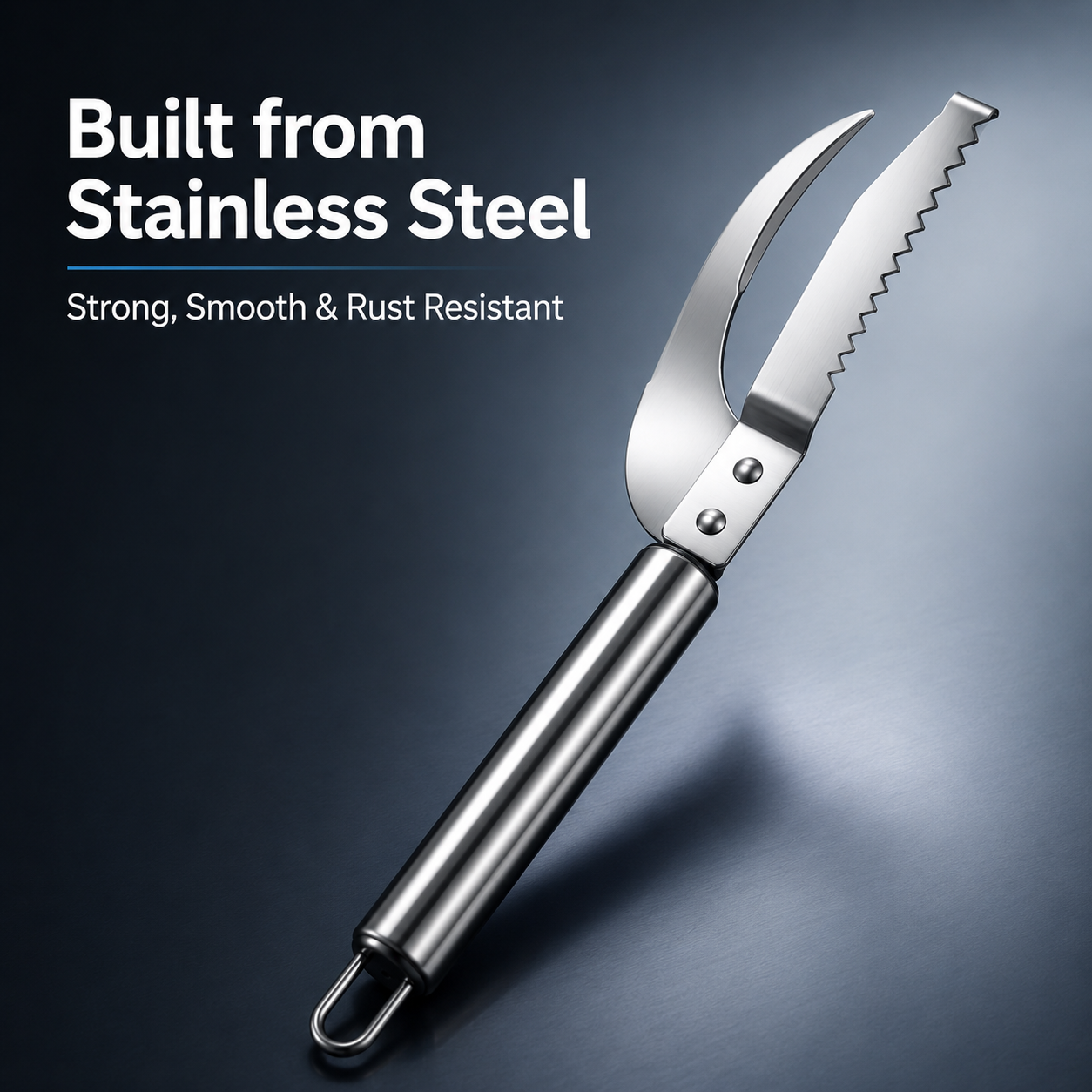 🐟 3-in-1 Stainless Steel Fish Scaler 🔪