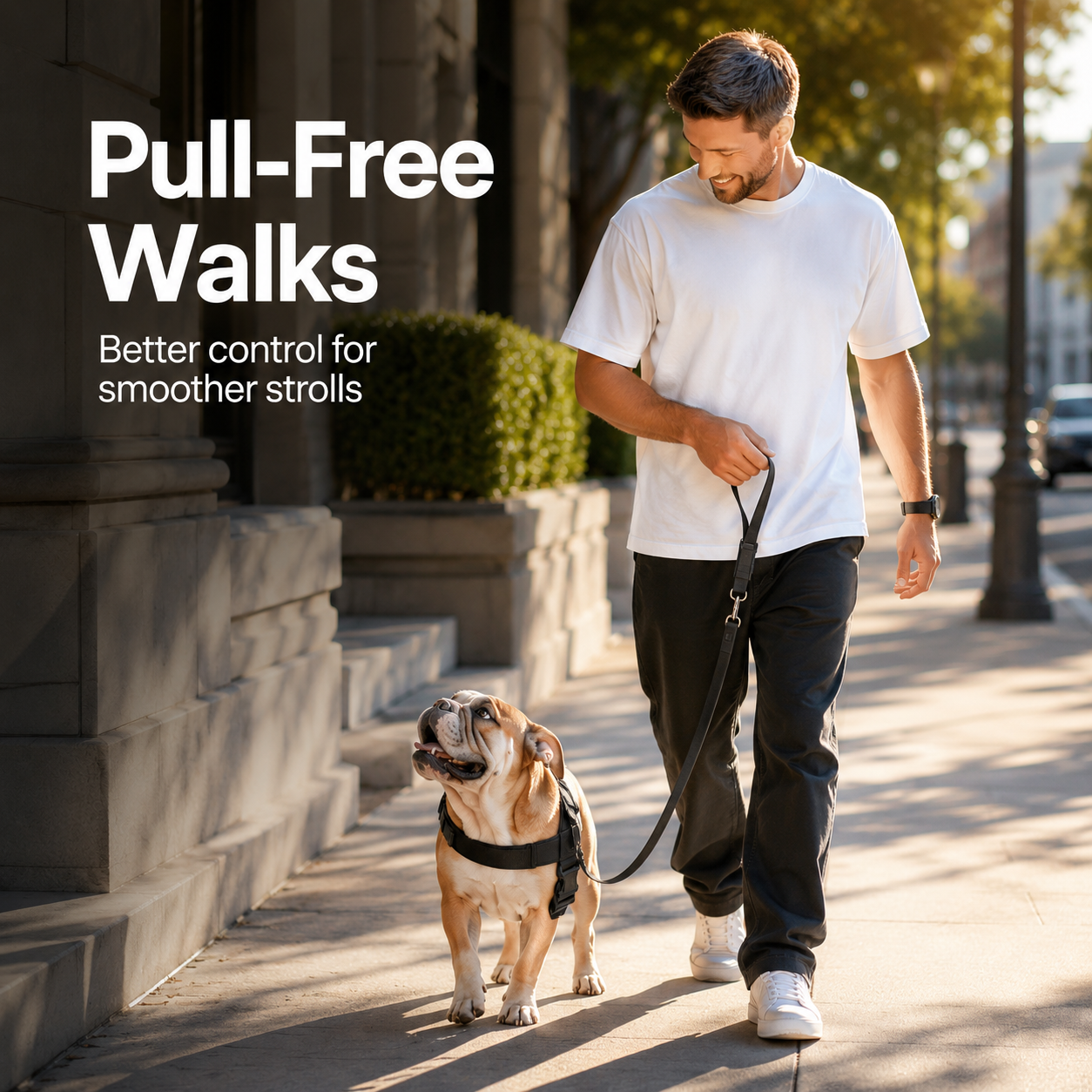 🐶 No-Pull Dog Harness - Easy Fit & Chafe-Resistant ✨