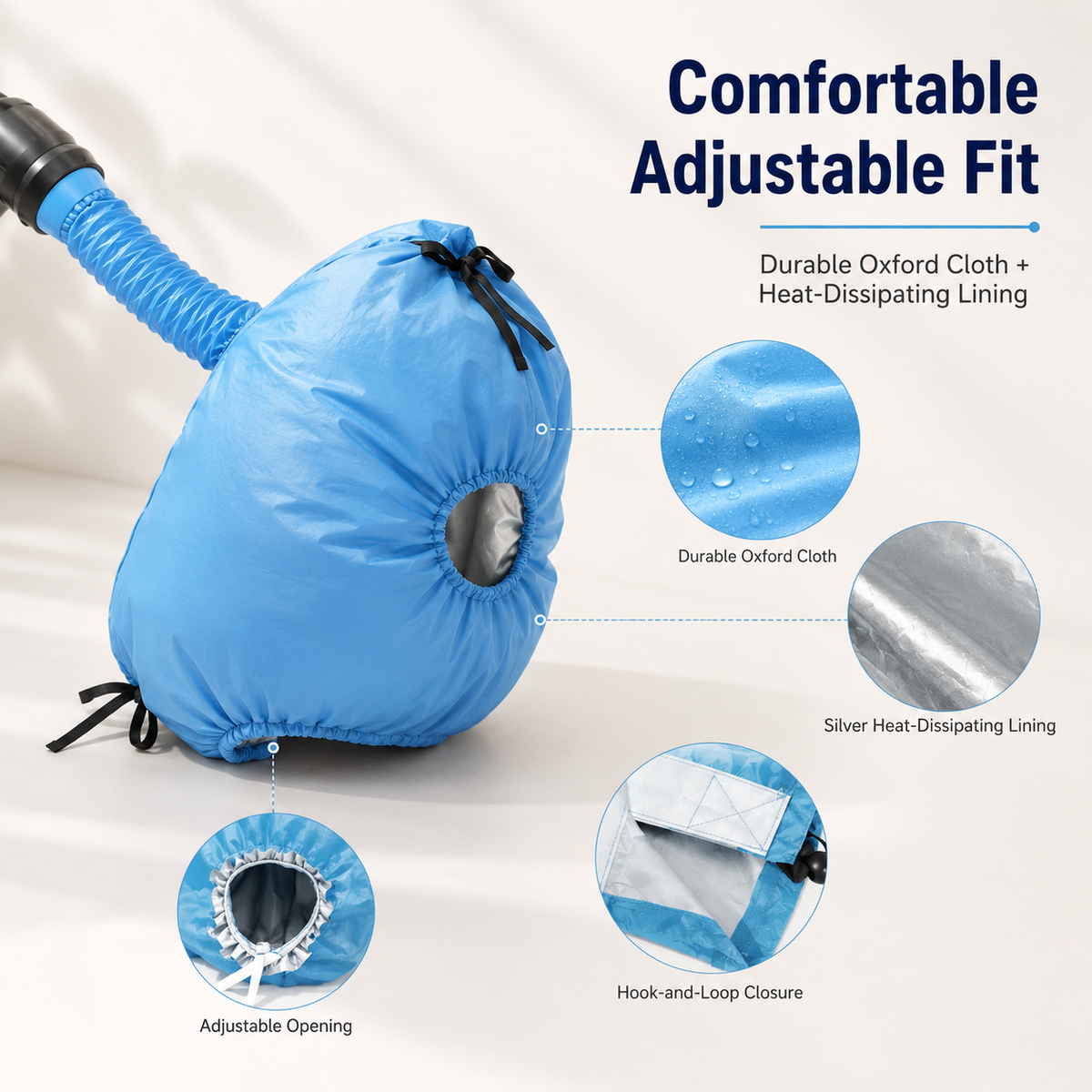 🐾 Fast 360° Circulating Pet Dryer Bag – Hands-Free Grooming & Deshedding Bag ✨