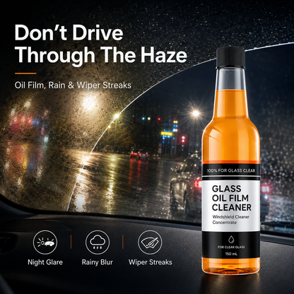 🧪 -45°C De-Icing & Anti-Oil Film Windshield Cleaner (150mL)❄️