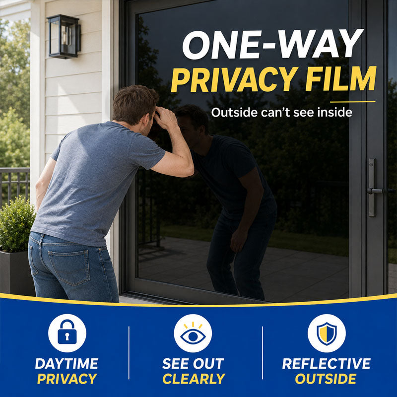 🚨 [50% OFF Today] PrivacyShield One-Way Window Film | Heat & UV Control ☀️