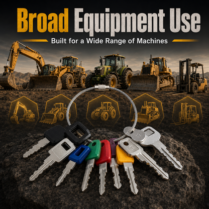 🚚 Buy 2, Free Shipping | 50-Piece Heavy Equipment Key Set 🔑