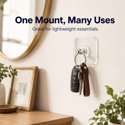 🔨 Self-Adhesive Threaded Wall Mount Screws for No-Drill Hanging 🔩
