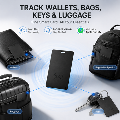 📱 Apple Find My Compatible Tracker - Rechargeable & Ultra-Slim 🔋