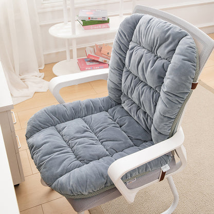 🔥 Heated Office Chair Cushion – Plush Seat & Back Warmer with Remote Control