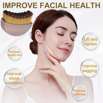 Lymphatic Contour Face Brush Set for Jawline Sculpting
