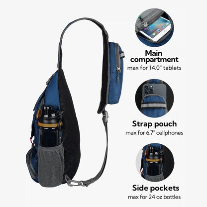 🎒 Packable Crossbody Sling Backpack – Lightweight EDC Bag for Hiking & Travel 🏔️