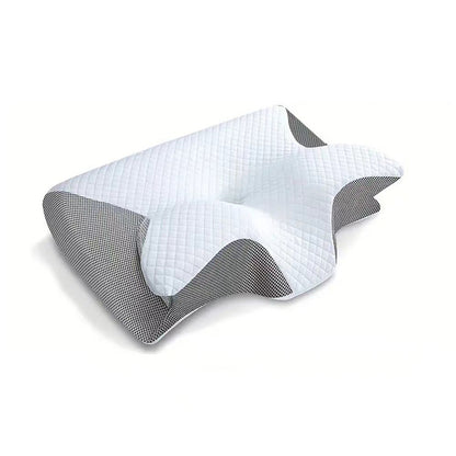 😴 Ergonomic Cervical Memory Foam Neck Pillow for Side, Back & Stomach Sleepers 🌙