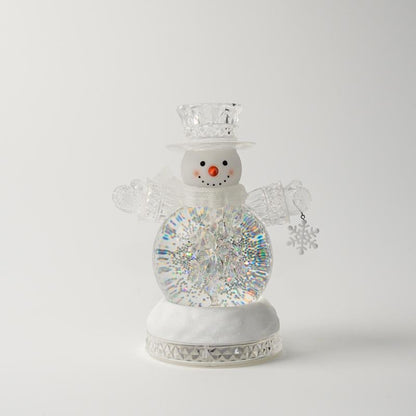 ❄️ Illuminated Musical Christmas Snow Globe Lantern – Swirling Snow, Warm Lights & Festive Music