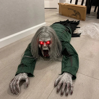🔥Buy 2 Get 20% OFF🔥🎃 Crawling Halloween Ghoul™ — Glowing Eyes, Creepy Sounds & Real Crawling Action