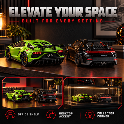 🔥50% OFF🔥🏎️ Track-Inspired Sports Car Display Model – Exhaust Mist Effect Collector Decor!!!